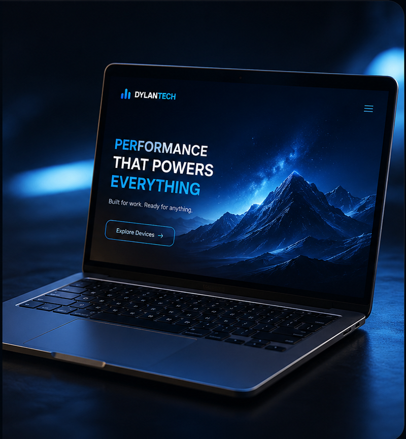 Modern laptop available from Dylan Tech